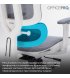 Офісне крісло OfficePro Skyline White/Dark Gray (OC680-W-DG-DG)