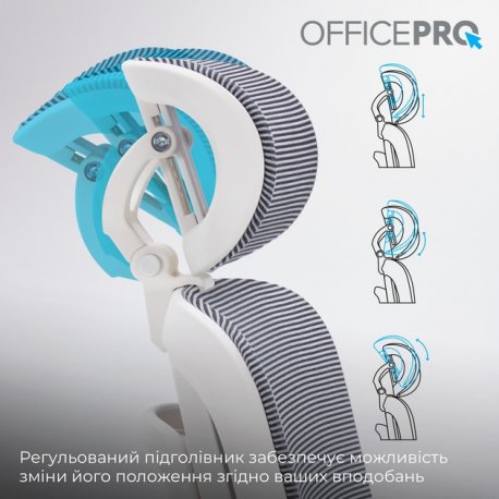 Офисное кресло OfficePro Skyline White/Dark Gray (OC680-W-DG-DG)