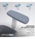 Офісне крісло OfficePro Skyline White/Dark Gray (OC680-W-DG-DG)