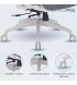 Офисное кресло OfficePro Skyline White/Dark Gray (OC680-W-DG-DG)