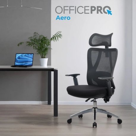 Офісне крісло OfficePro Aero Black (OC490B )