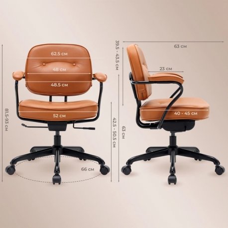 Офісне крісло Sihoo L3 PVC Brown (L3D-M101)