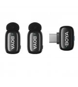 Бездротовий петличний мікрофон Boya mini 2-04 Type-C Black (mini 2-04)