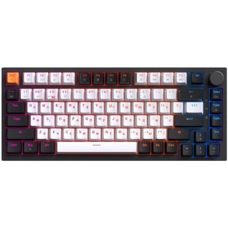 Бездротова клавіатура GamePro Asgard Valhalla QLAB Sakura Switch Bluetooth/2.4G/USB Black (MK160-B-QS-PRO)