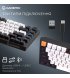 Бездротова клавіатура GamePro Asgard Valhalla QLAB Sakura Switch Bluetooth/2.4G/USB Black (MK160-B-QS-PRO)