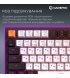 Бездротова клавіатура GamePro Asgard Valhalla QLAB Sakura Switch Bluetooth/2.4G/USB Black (MK160-B-QS-PRO)