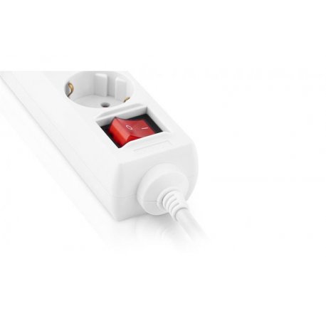 Сетевой фильтр REAL-EL RS-6 Protect M 3м White (EL122300033)