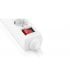 Сетевой фильтр REAL-EL RS-6 Protect M 3м White (EL122300033)