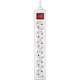 Сетевой фильтр REAL-EL RS-6 Protect M 3м White (EL122300033) Сетевой фильтр REAL-EL RS-6 Protect M 3м White (EL122300033)