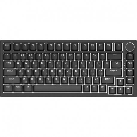 Клавіатура Ajazz AK820 Red Switch USB-C Black (AK820-R-B)