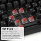 Клавіатура Ajazz AK820 Red Switch USB-C Black (AK820-R-B)