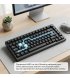Клавіатура Ajazz AK820 Red Switch USB-C Black (AK820-R-B)