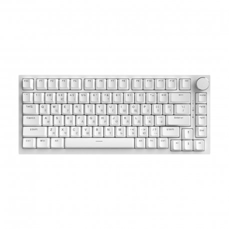 КлавиатураAjazz AK820 Red Switch White USB-C (AK820-R-W)