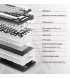 КлавиатураAjazz AK820 Red Switch White USB-C (AK820-R-W)