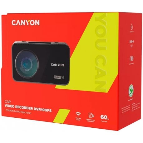 Видеорегистратор Canyon DVR10 GPS (CND-DVR10GPS)