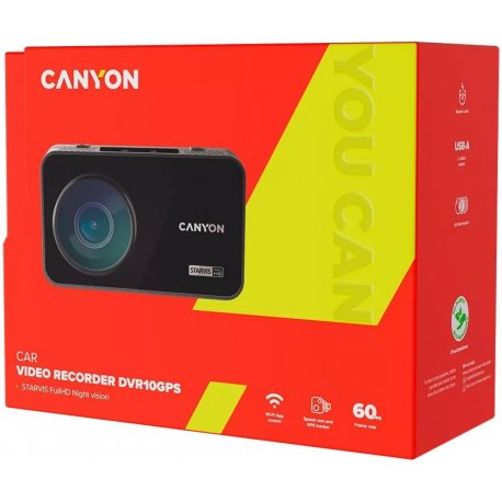 Відеореєстратор Canyon DVR10 GPS (CND-DVR10GPS)