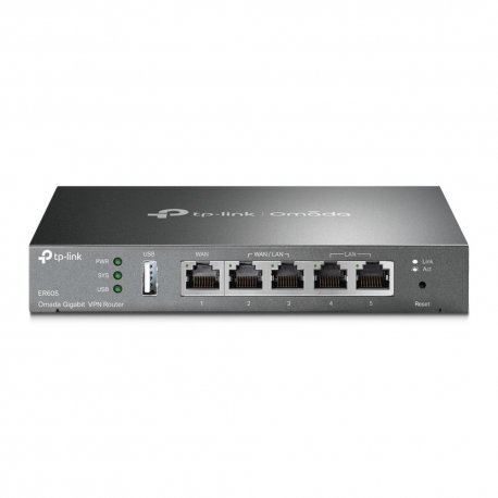 Маршрутизатор TP-LINK Omada ER605 1000M 5P VPN Black (ER605)
