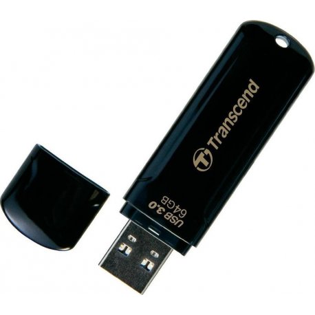 Флеш накопитель USB Transcend JetFlash 700 64GB Black (TS64GJF700)