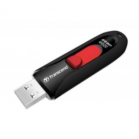 Флеш накопитель USB Transcend JetFlash 590 32GB Black (TS32GJF590K)