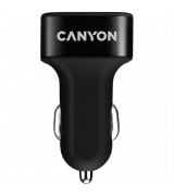 Автомобильное зарядное устройство Canyon C-06 3xUSB Black (CNE-CCA06B)