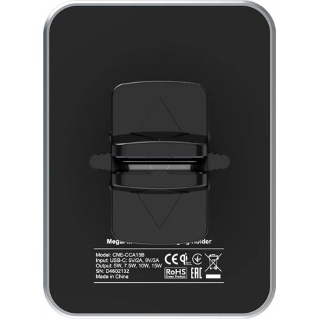 Автодержатель с беспроводным ЗУ Canyon Megafix CA-15 15W (CNE-CCA15B)