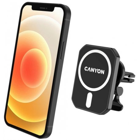Автодержатель с беспроводным ЗУ Canyon CM-15 15W (CNE-CCA15B01)