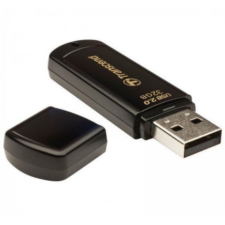 Флеш накопичувач USB Transcend JetFlash 350 32GB Black (TS32GJF350)
