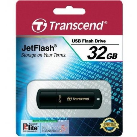 Флеш накопитель USB Transcend JetFlash 350 32GB Black (TS32GJF350)