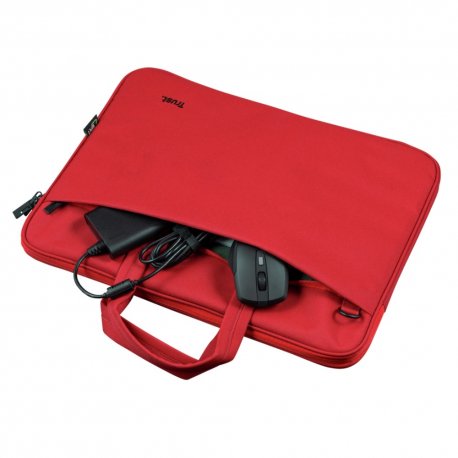 Сумка для ноутбука 16" Trust Bologna Slim Red (24449)