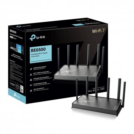 Маршрутизатор (роутер) TP-LINK Archer Wi-Fi7 BE6500 (ARCHER BE400)