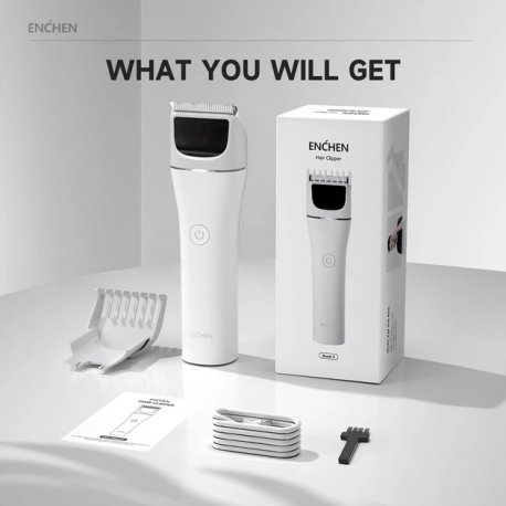 Машинка для стрижки Enchen (BOOST 2 White)