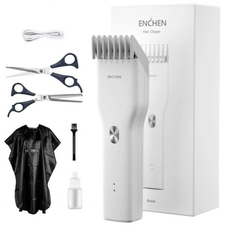 Машинка для стрижки Enchen Enchen Boost Set White (BOOST-W Set)
