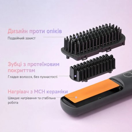 Випрямляч для волосся Enchen (H6 grey)