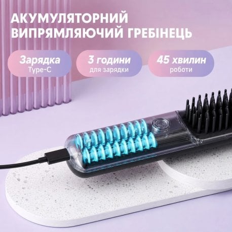 Випрямляч для волосся Enchen (H6 grey)