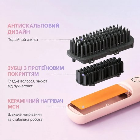 Выпрямитель для волос Enchen (H6 pink)