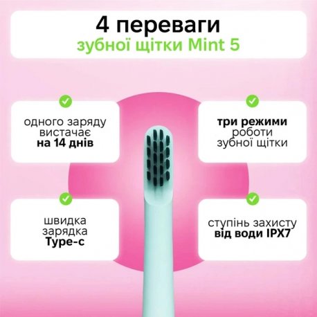 Электрическая зубная щетка Enchen Mint5 Sonik Blue (MINT5-B)