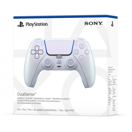 Беспроводной геймпад DualSense Wireless Controller Chrome Pearl (PS5)