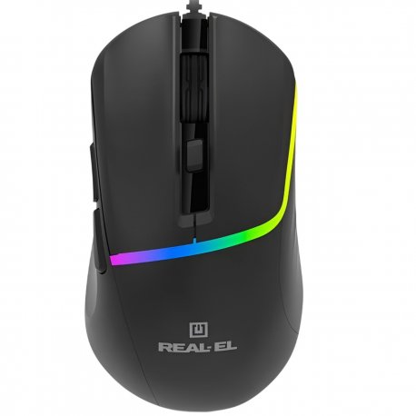 Мышь REAL-EL RM-530 Black (EL123200053)