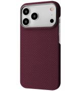 Чохол Proove Carbon Slim MagSafe для IPhone 17 Pro Max Cherry Red (PCCSIP18P034)
