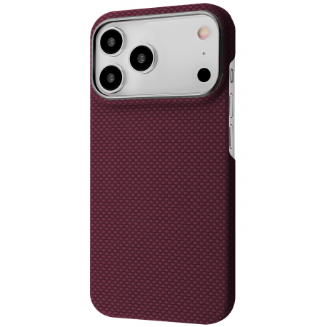 Чехол Proove Carbon Slim MagSafe для IPhone 17 Pro Max Cherry Red (PCCSIP18P034)