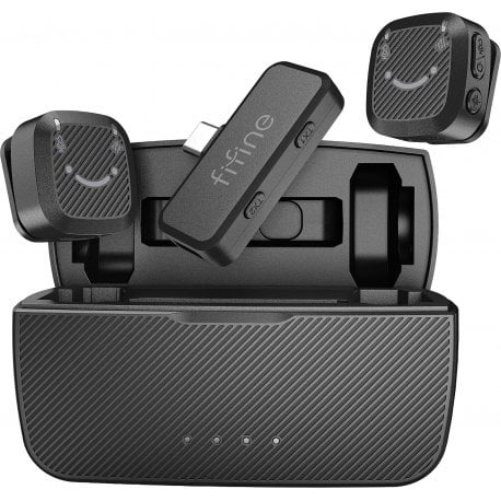 Бездротовий петличний мікрофон Fifine Black (M12)