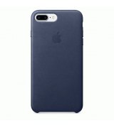 Чехол Apple iPhone 7 Plus Leather Case Midnight Blue (MMYG2)