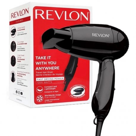 Тревел-Фен Revlon Frizz Fighter Black (RVDR5305E2)