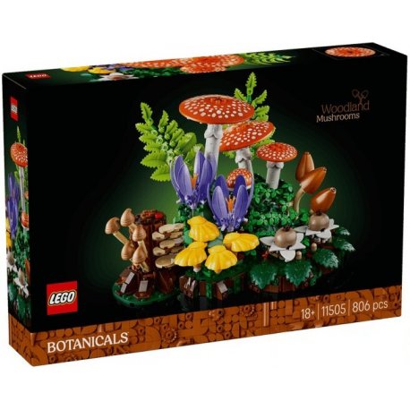 Конструктор LEGO Botanicals Лесные грибы (11505)