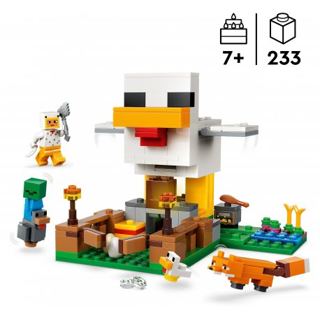 Конструктор LEGO Minecraft Куряча ферма (21585)