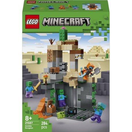 Конструктор LEGO Minecraft Подземелье зомби (21587)