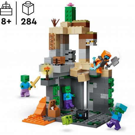 Конструктор LEGO Minecraft Подземелье зомби (21587)