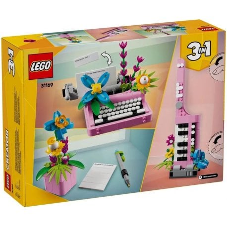 Конструктор LEGO Creator Печатная машинка с цветами (31169)