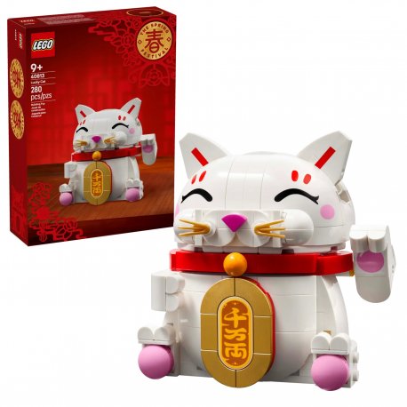 Конструктор LEGO Iconic Кот удачи (40813)