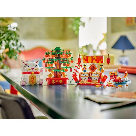 Конструктор LEGO Iconic Кот удачи (40813)